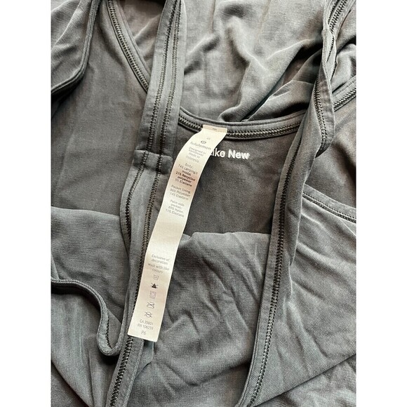 Lululemon Women’s Sz 6P Ease of it All Graphite Grey Jumpsuit NO BELT - Picture 4 of 10